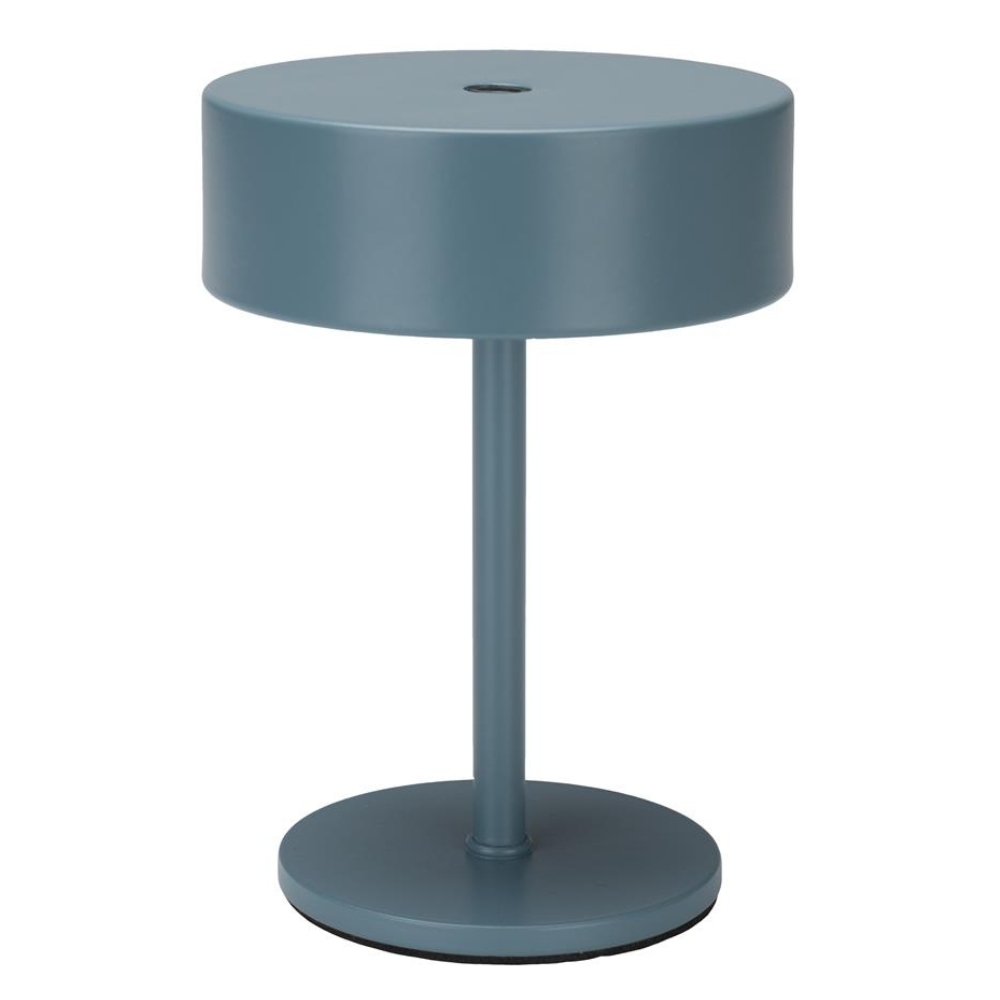 Zuiver Modrá kovová nabíjecí stolní LED lampa MINI Zuiver