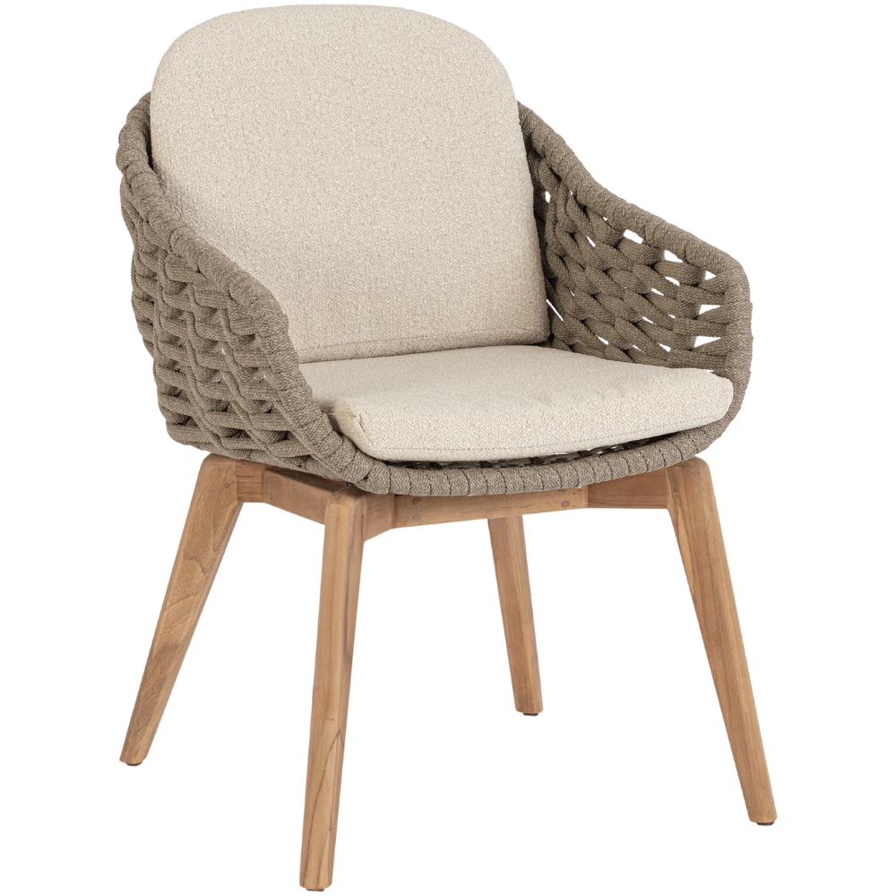 Bizzotto Béžovo-hnědá zahradní židle Tamires Bizzotto