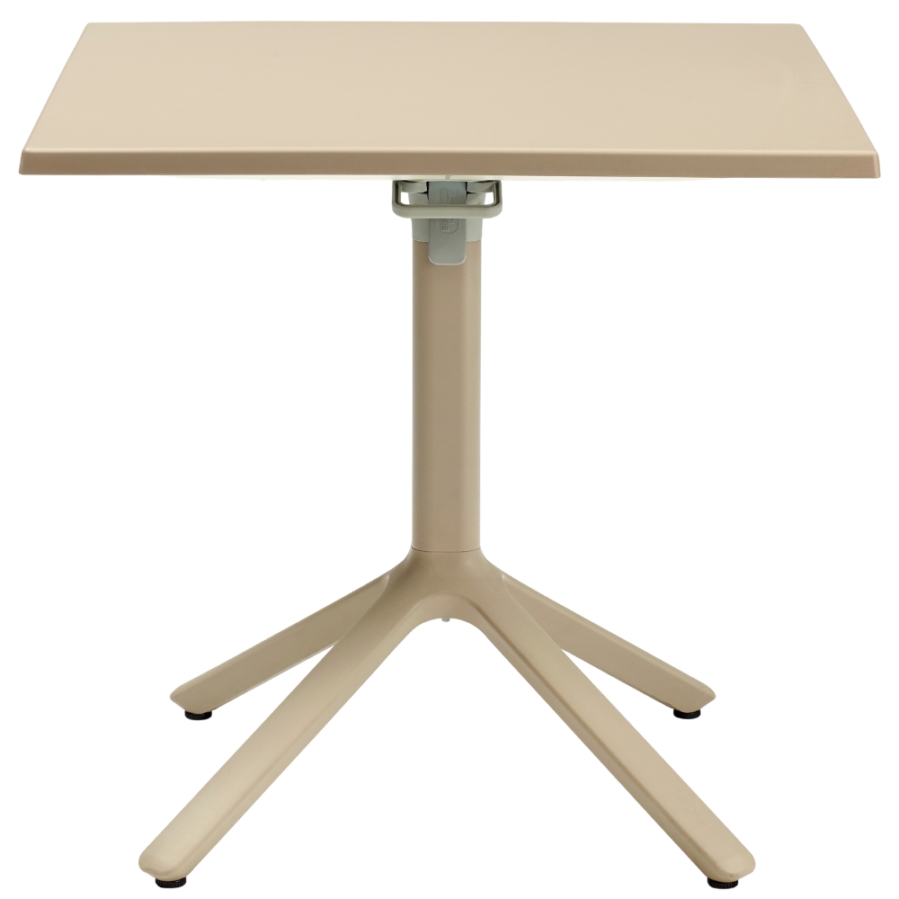 SCAB Béžový zahradní skládací stůl Eco 80 x 80 cm SCAB