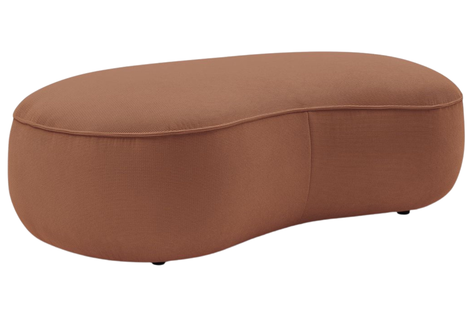 Bobochic Paris Terakotově oranžová podnožka Saint-Germain 147 x 90 cm Bobochic Paris