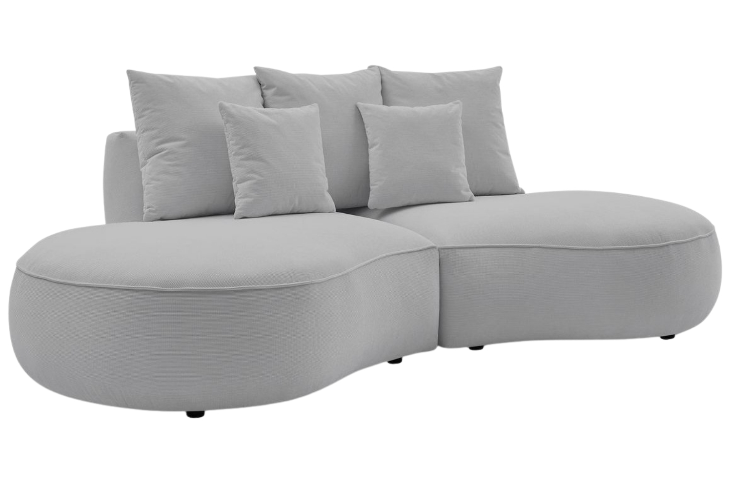 Bobochic Paris Světle šedá trojmístná pohovka Saint-Germain 260 cm Bobochic Paris