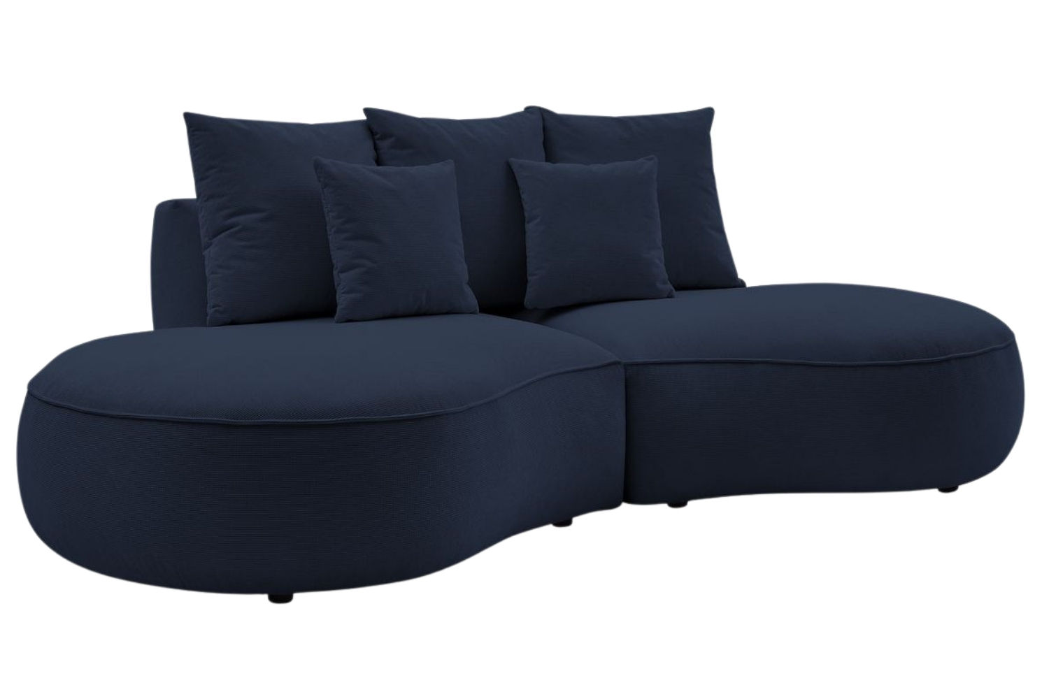 Bobochic Paris Tmavě modrá trojmístná pohovka Saint-Germain 260 cm Bobochic Paris