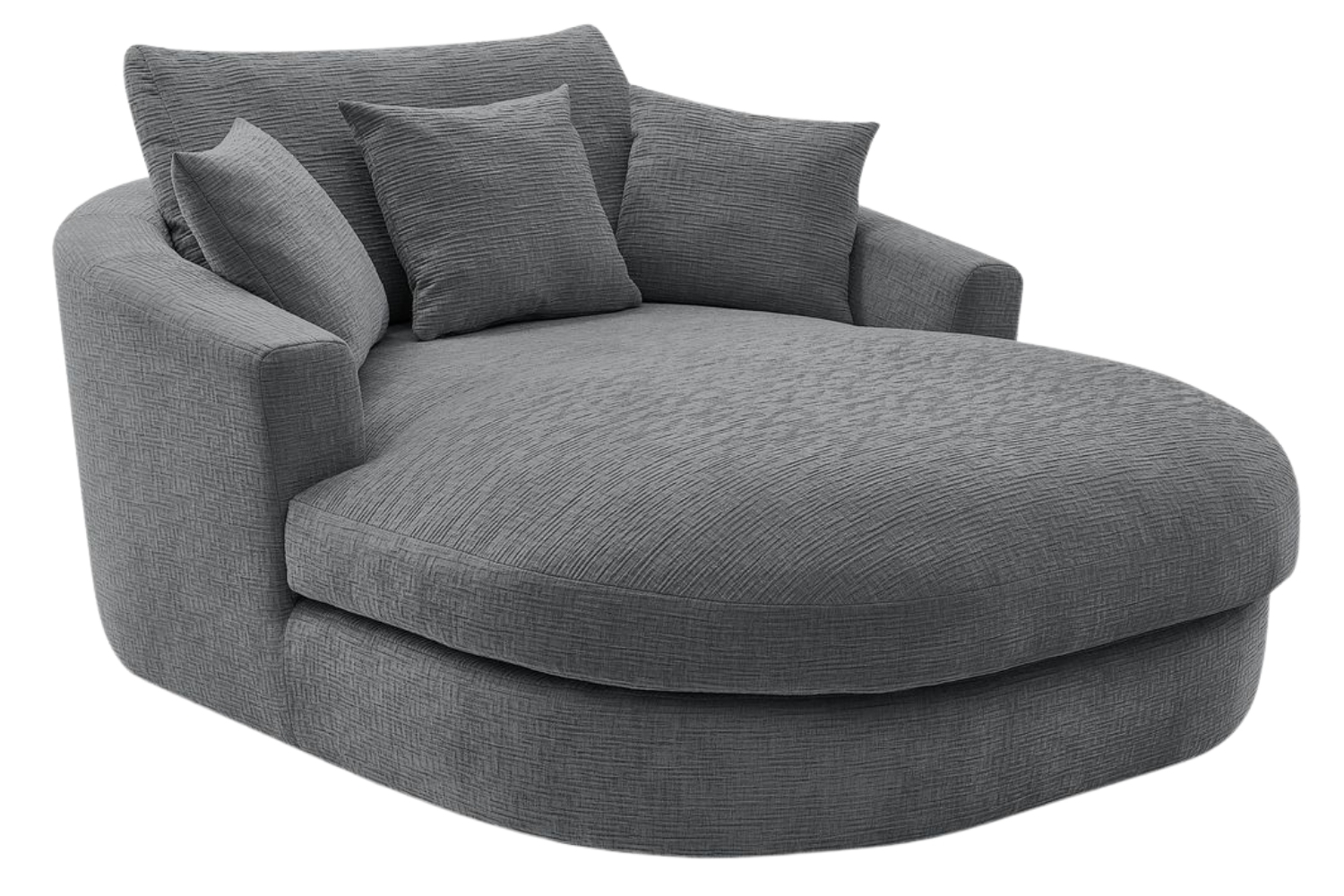 Bobochic Paris Tmavě šedá lenoška Belem 198 cm Bobochic Paris