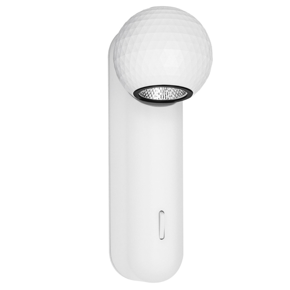 Nova Luce Bílé kovové nástěnné LED světlo Notic Nova Luce