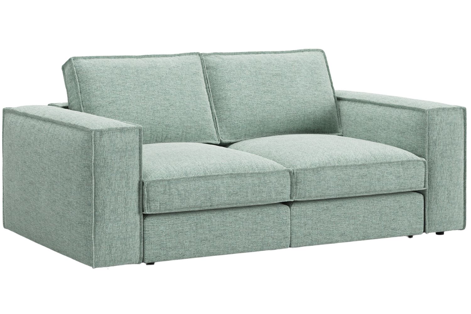 Micadoni Zelená dvoumístná pohovka Pola 206 cm Micadoni