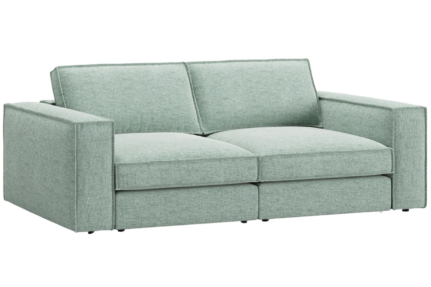 Micadoni Zelená trojmístná pohovka Pola 236 cm Micadoni