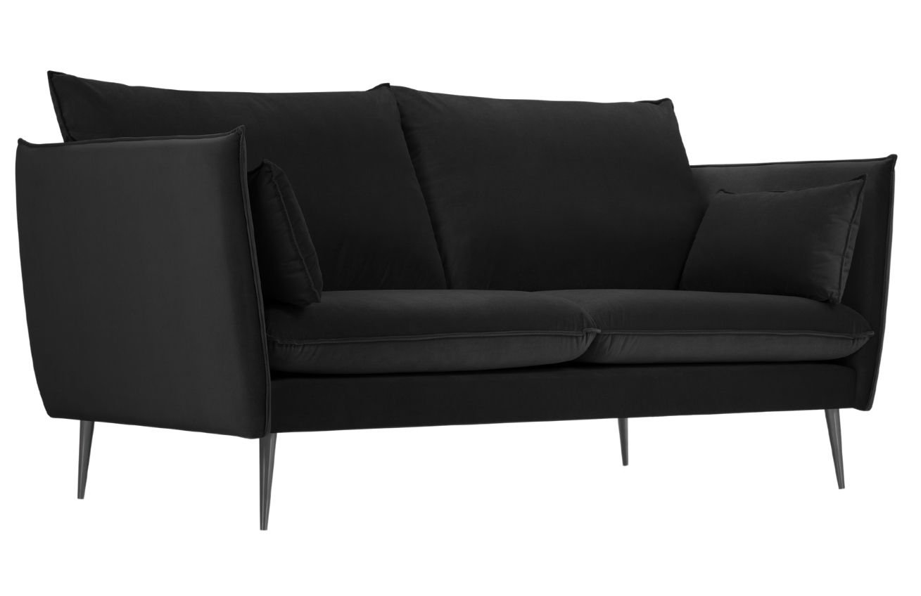 Micadoni Sametová dvoumístná pohovka AGATE 158 cm – vystavený kus Micadoni