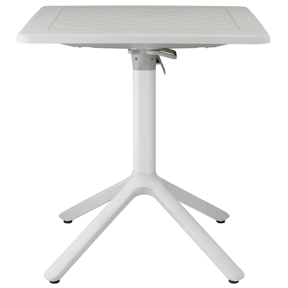 SCAB Bílý zahradní skládací stůl Eco 70 x 70 cm SCAB