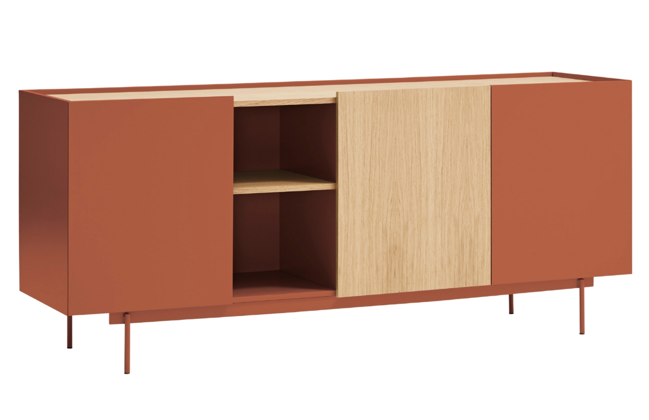 Teulat Dubová komoda Otto 180 x 49 cm – vystavený kus Teulat