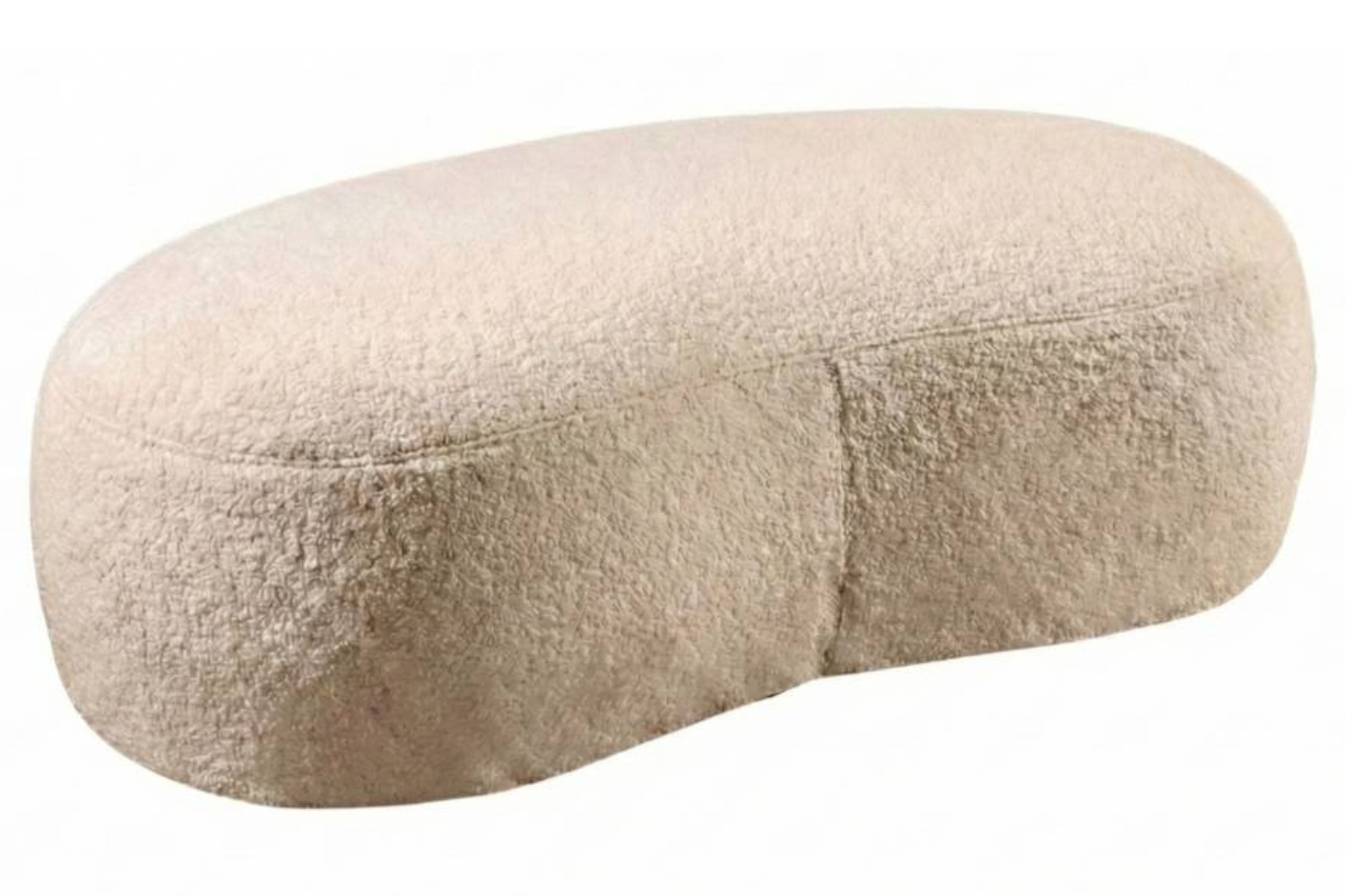 Mesonica Světle béžová podnožka Galet 120 x 70 cm Mesonica