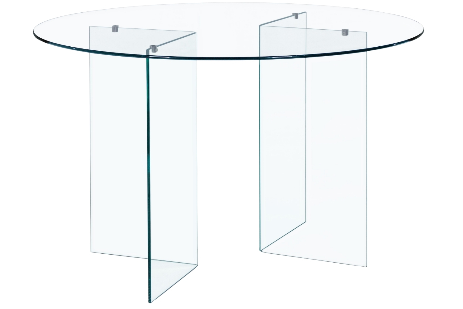 Bizzotto Skleněný jídelní stůl Iride Ø130 cm Bizzotto