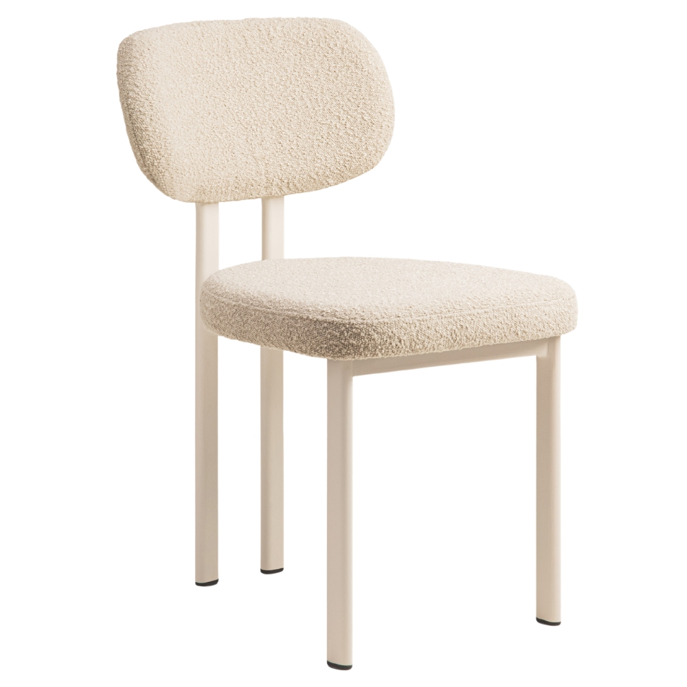 Micadoni Béžová bouclé jídelní židle Sam Micadoni