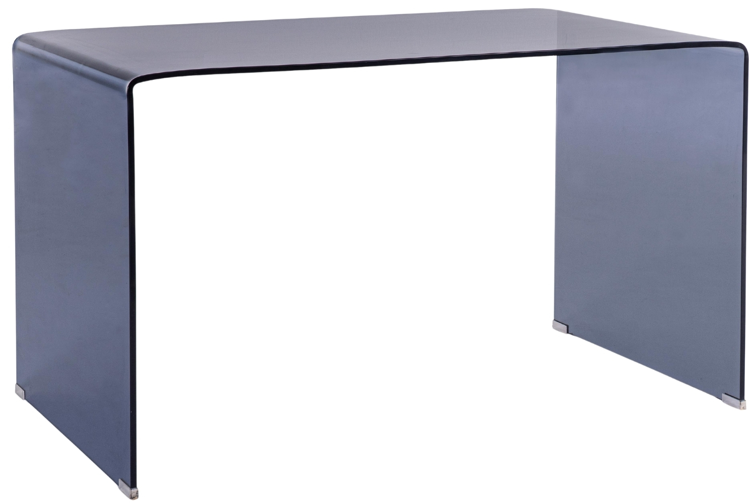 Bizzotto Modrý skleněný pracovní stůl Iride 126 x 70 cm Bizzotto