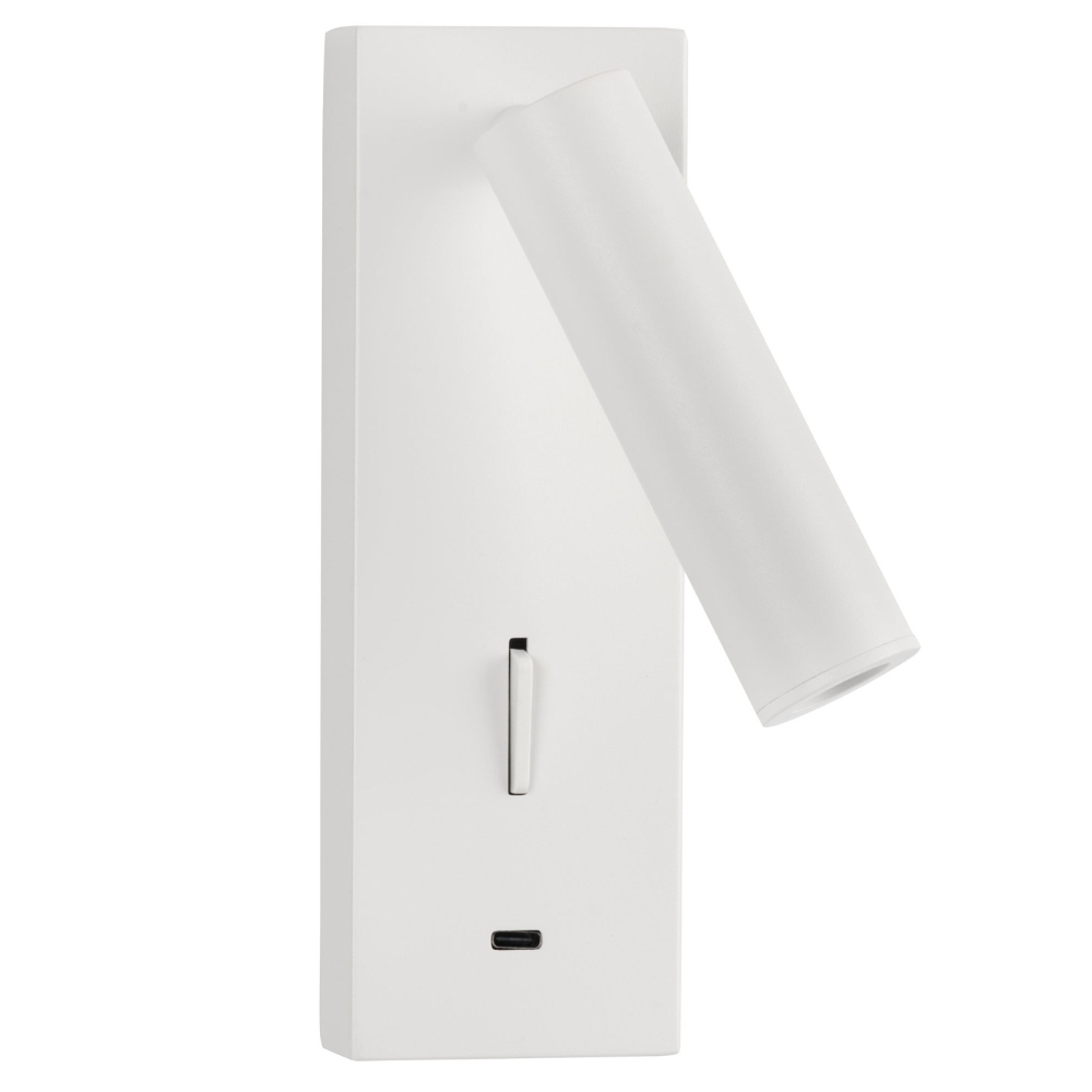 Nova Luce Bílé kovové nástěnné LED světlo Fuse Nova Luce