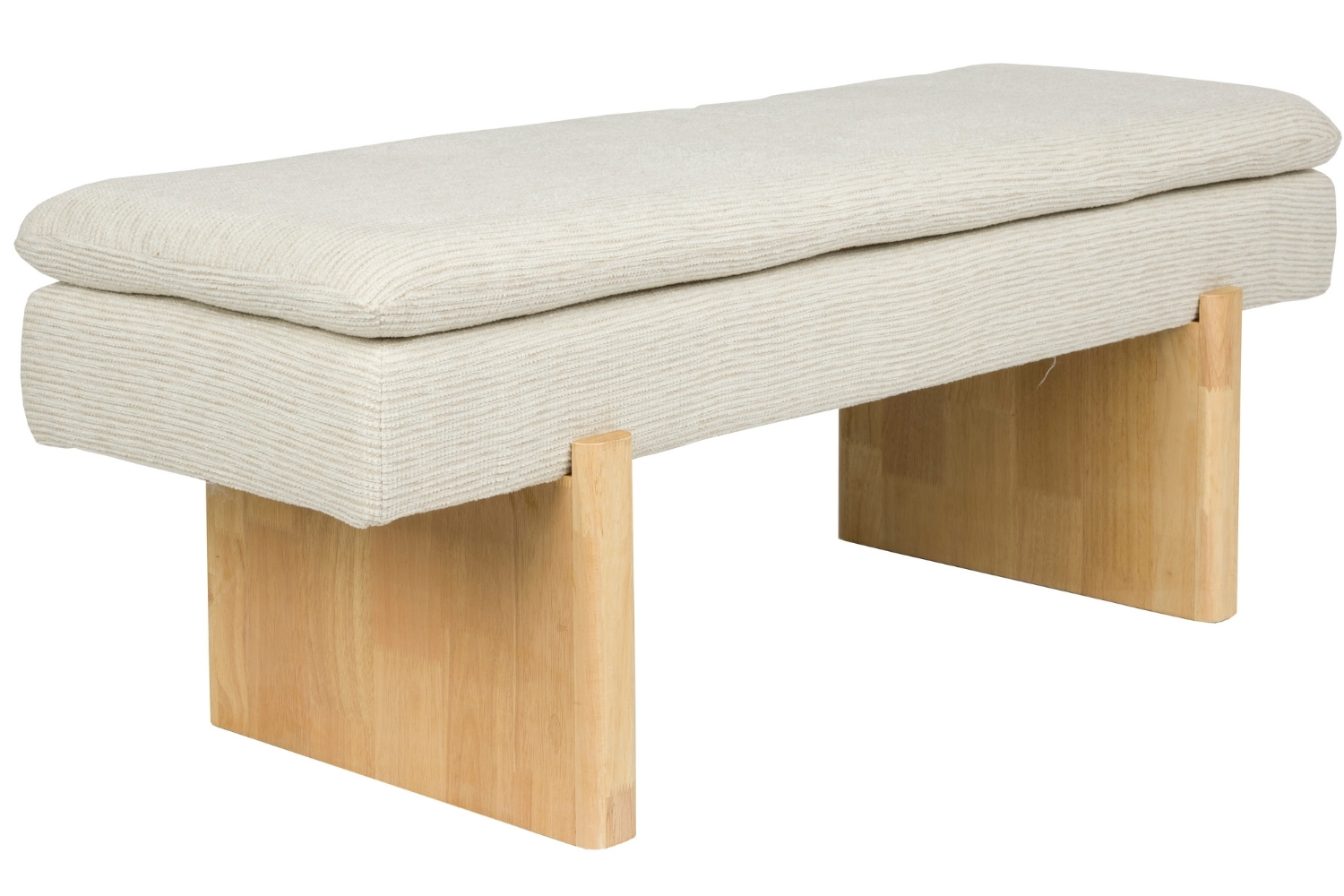 Housecraft Living Šedá čalouněná lavice Jappo 120 cm Housecraft Living