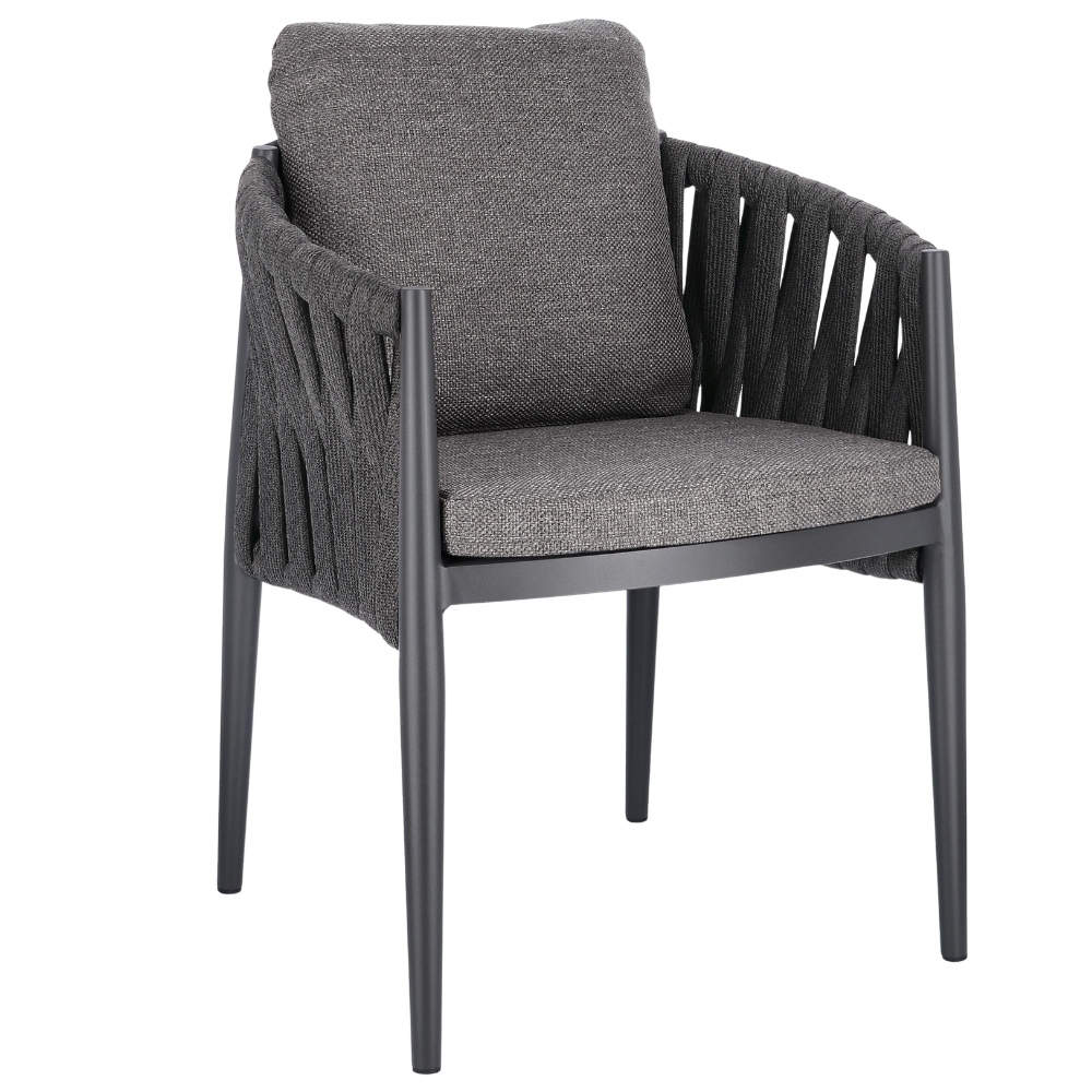 Bizzotto Tmavě šedá zahradní židle Jacinta Bizzotto