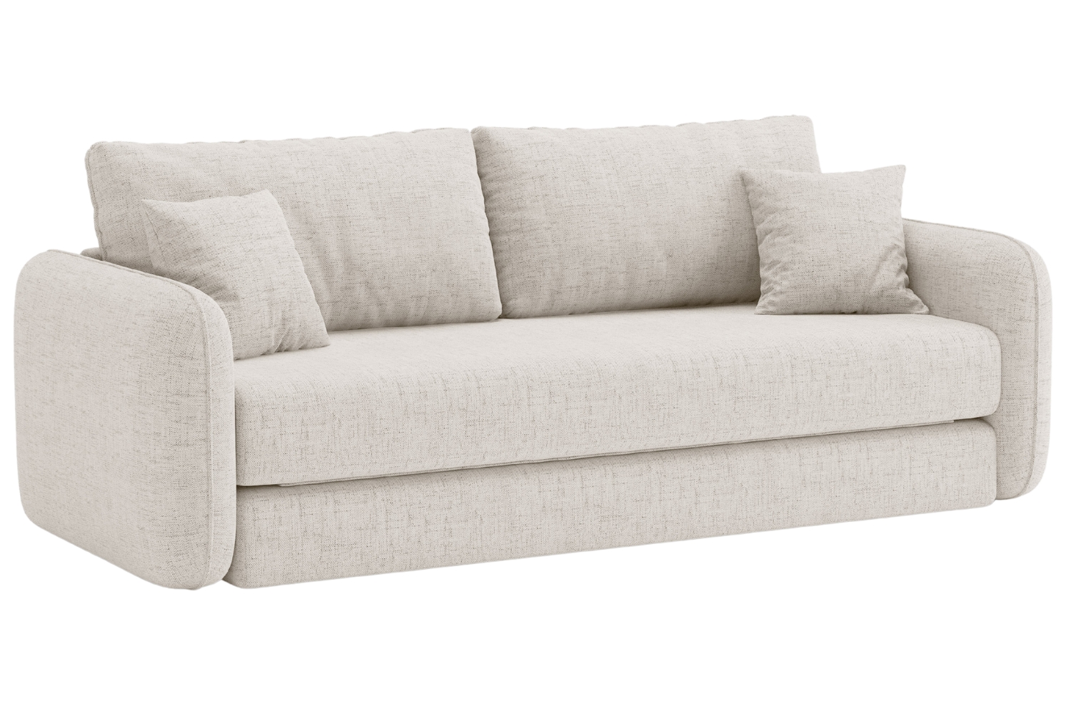 Micadoni Světle béžová rozkládací pohovka Dormi 225 cm Micadoni