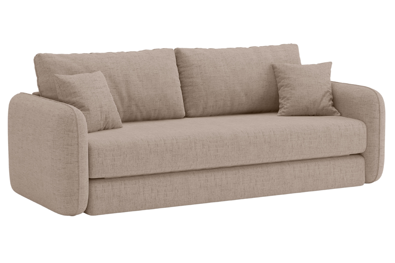 Micadoni Světle hnědá rozkládací pohovka Dormi 225 cm Micadoni