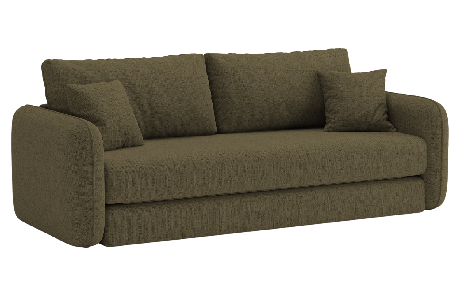 Micadoni Zelená rozkládací pohovka Dormi 225 cm Micadoni