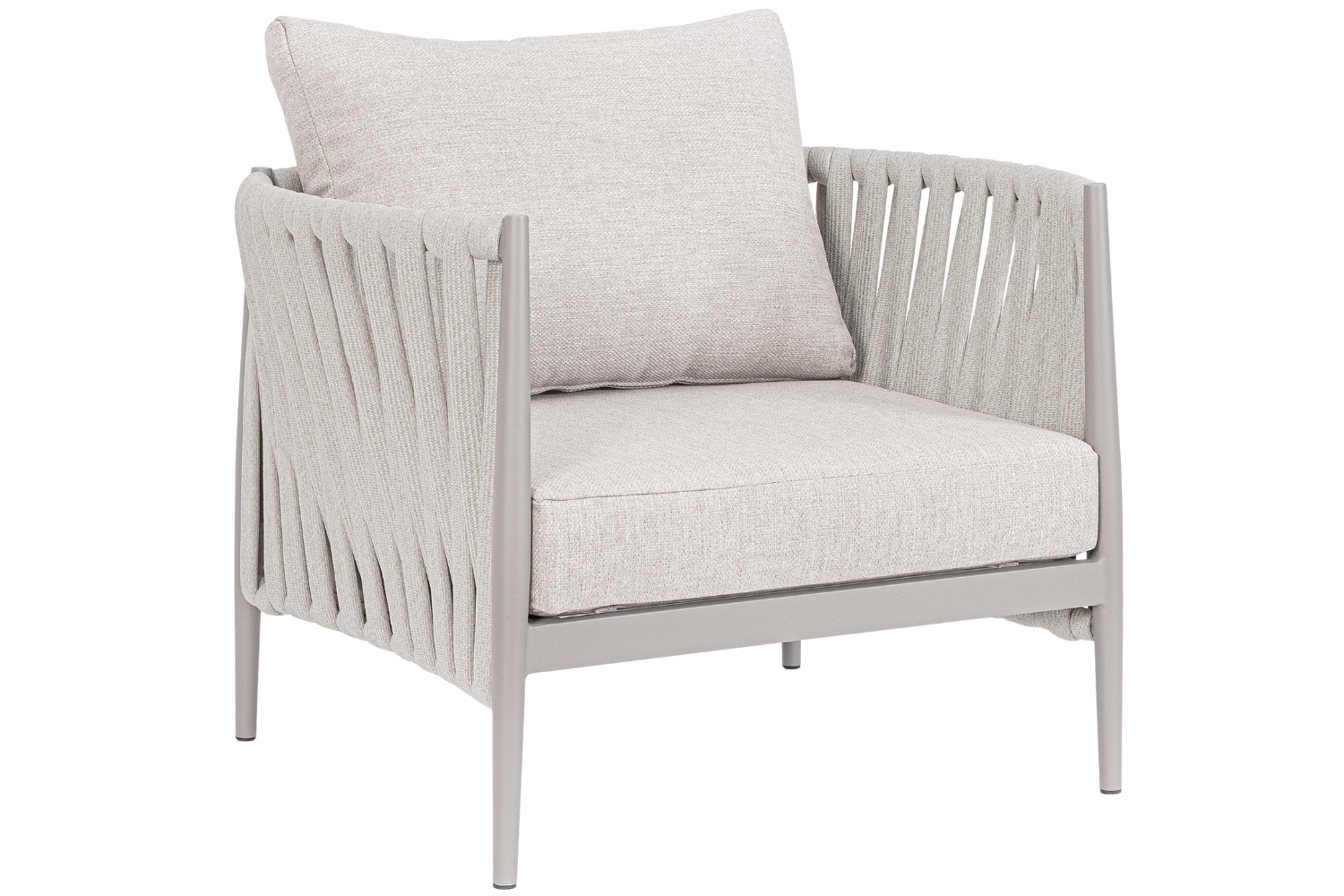 Bizzotto Světle šedé zahradní křeslo Jacinta Bizzotto