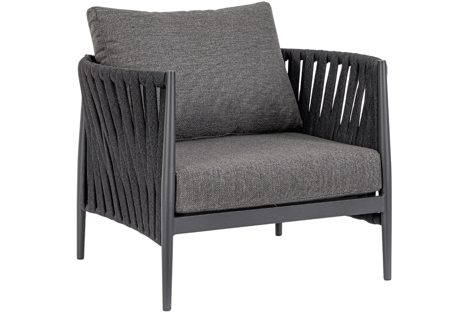 Bizzotto Tmavě šedé zahradní křeslo Jacinta Bizzotto