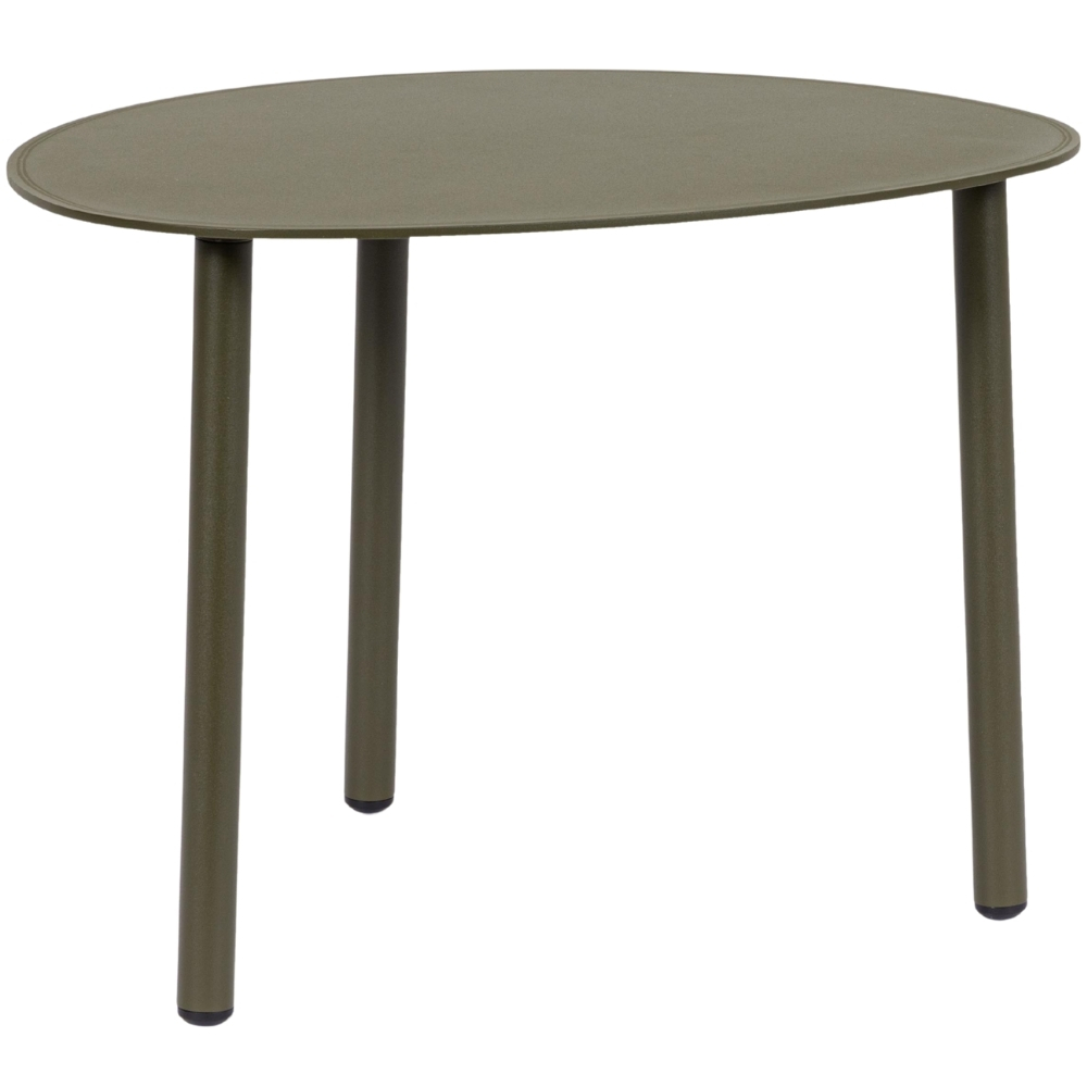 Bizzotto Zelený kovový zahradní stolek Sparky 55 x 45 cm Bizzotto