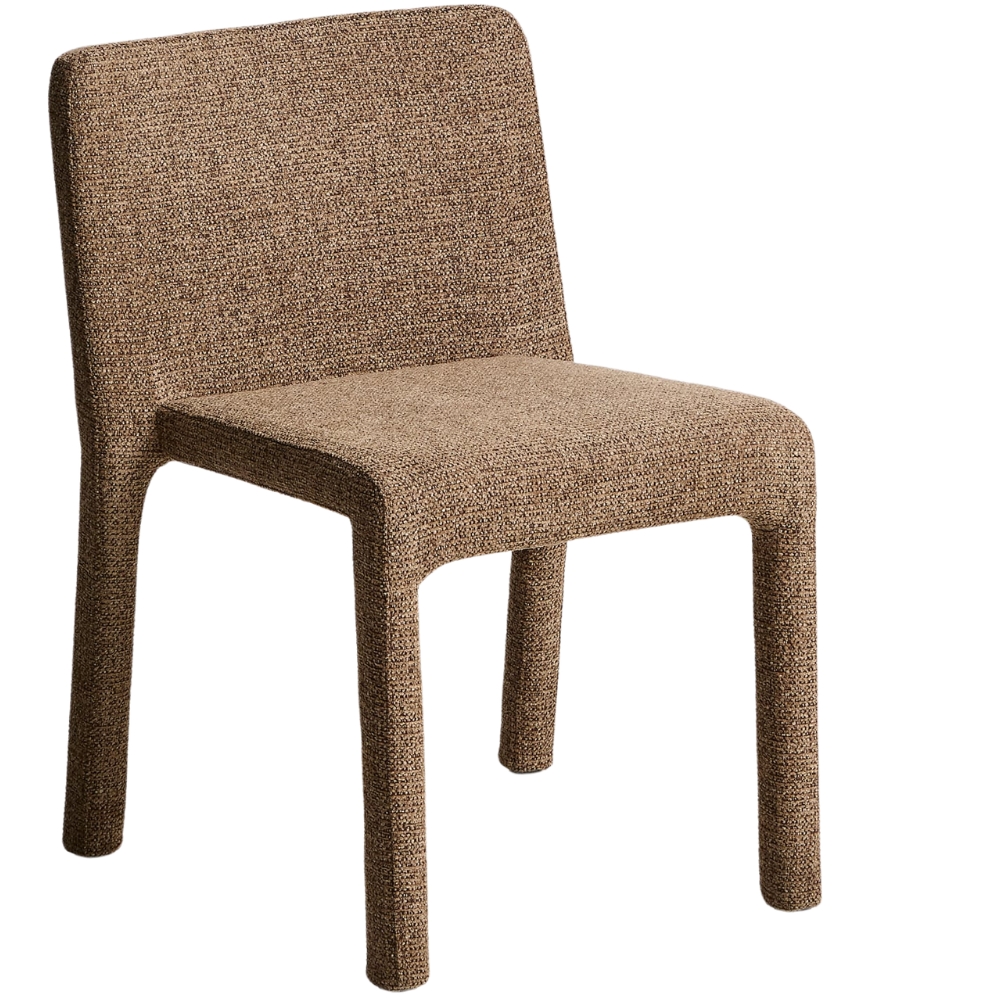 Kave Home Hnědá čalouněná jídelní židle Loria Kave Home