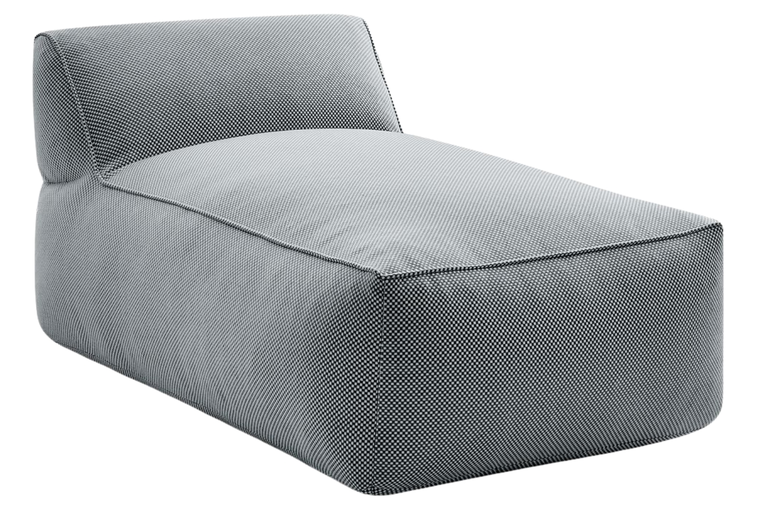 Bobochic Paris Černá zahradní lenoška Riviera 135 cm Bobochic Paris