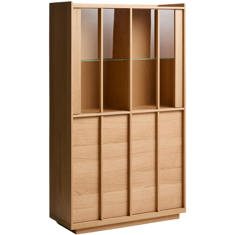 Kave Home Dubová vitrína Onix 170 x 100 cm Kave Home