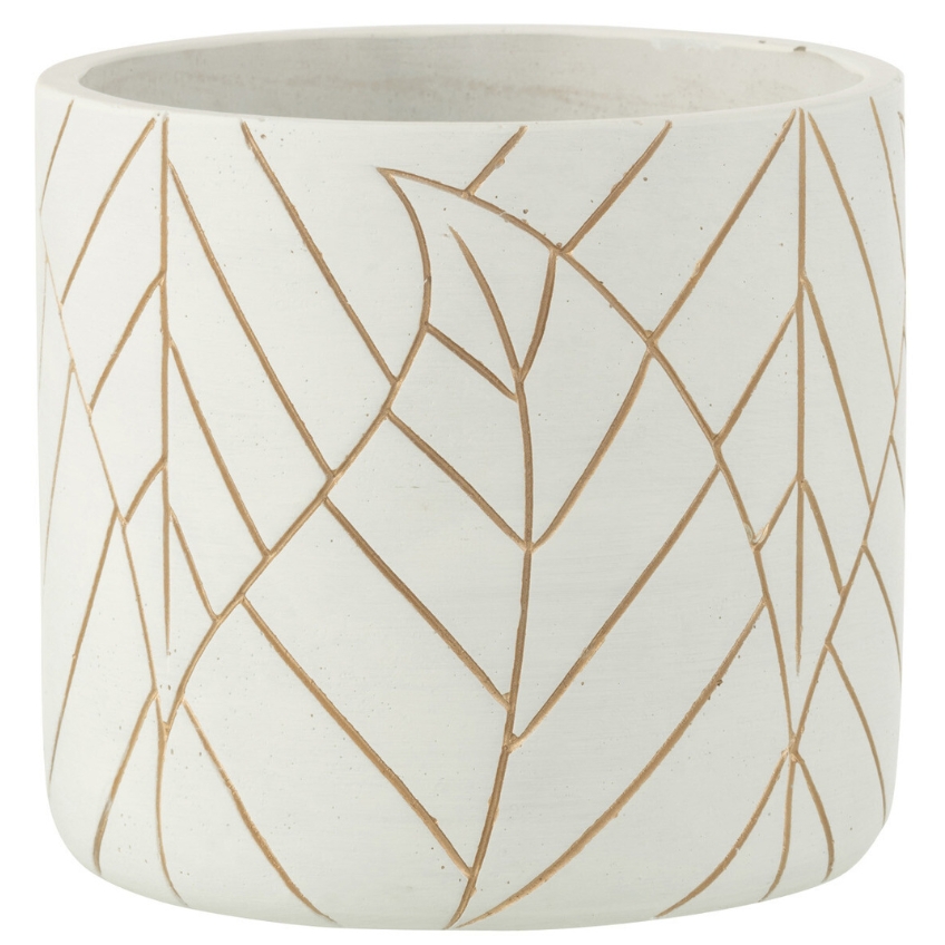 J-line Keramický květináč Ledio 16 cm – vystavený kus J-line