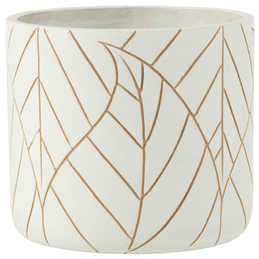 J-line Keramický květináč Ledio 19 cm – vystavený kus J-line