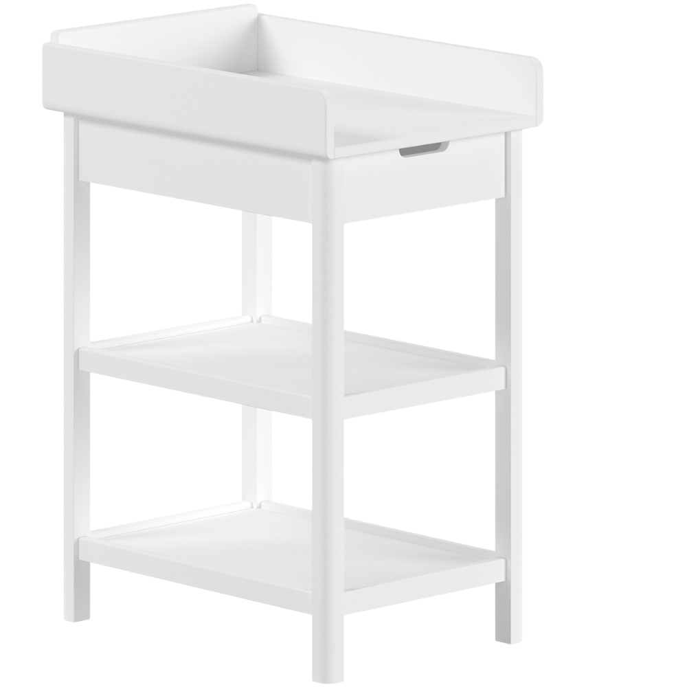 Vipack Bílý lakovaný přebalovací stolek Forrest 69 x 48 cm Vipack