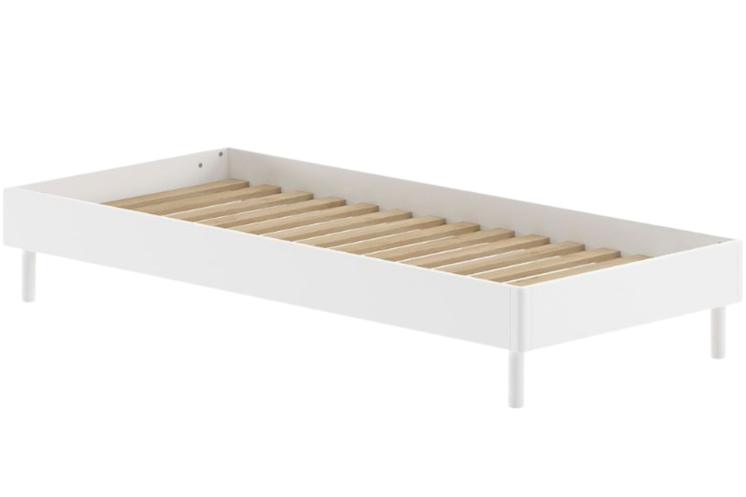 Vipack Bílá dřevěná postel Forrest 90 x 200 cm Vipack