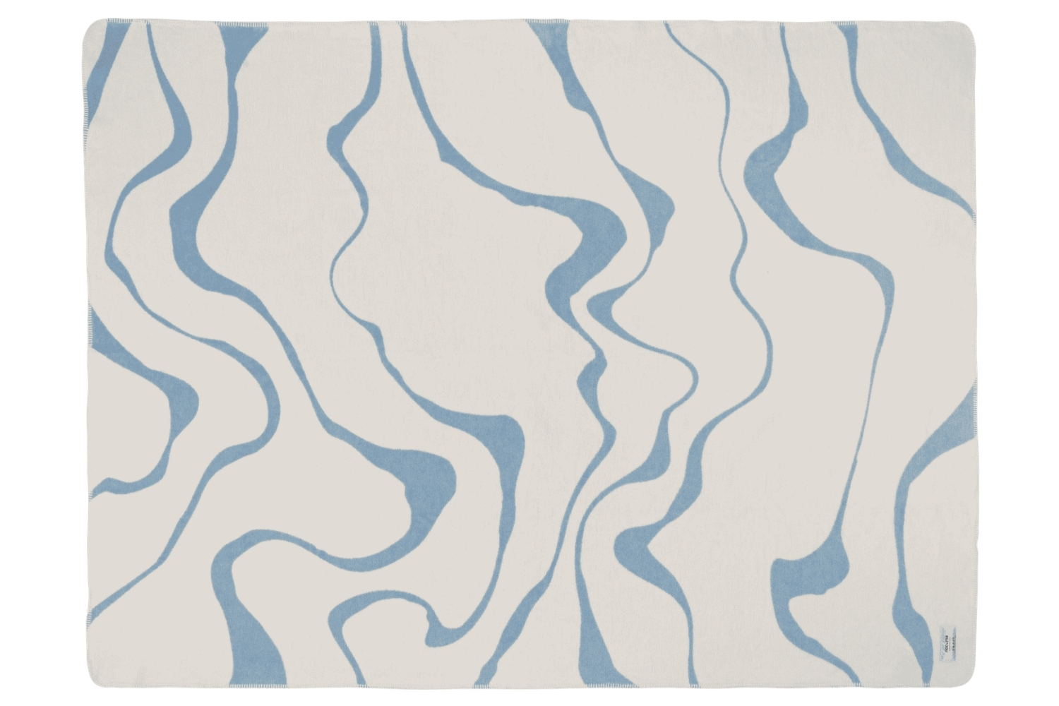 noo.ma Béžovo-modrý pléd Felu 200 x 150 cm noo.ma