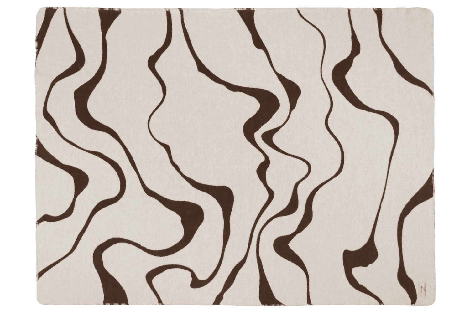 noo.ma Béžovo-hnědý pléd Felu 200 x 150 cm noo.ma