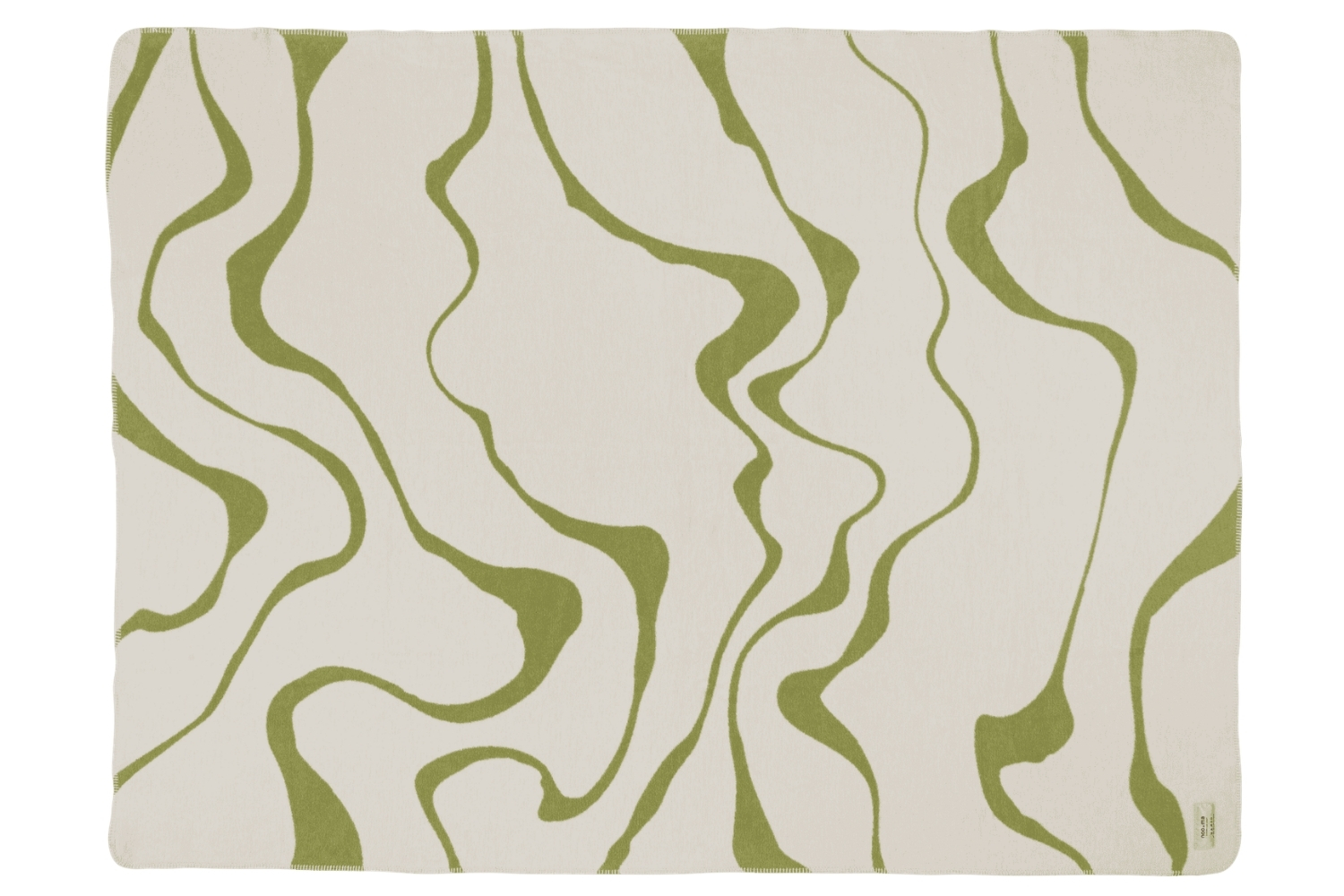 noo.ma Béžovo-zelený pléd Felu 200 x 150 cm noo.ma