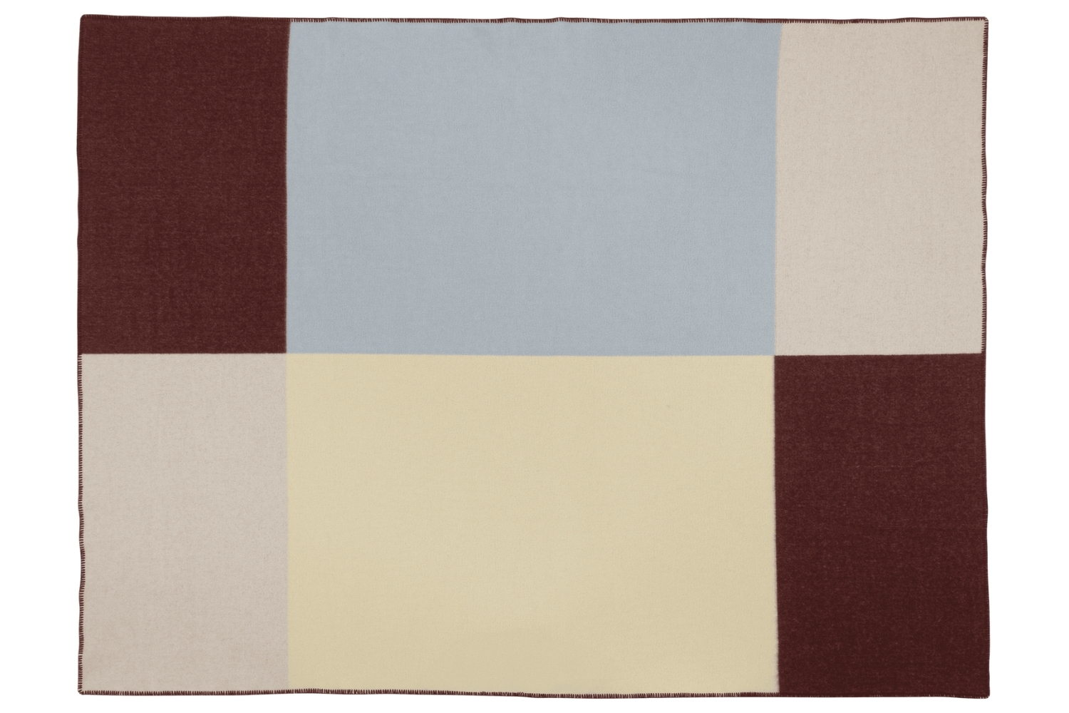 noo.ma Barevný vlněný pléd Hilu 200 x 150 cm noo.ma