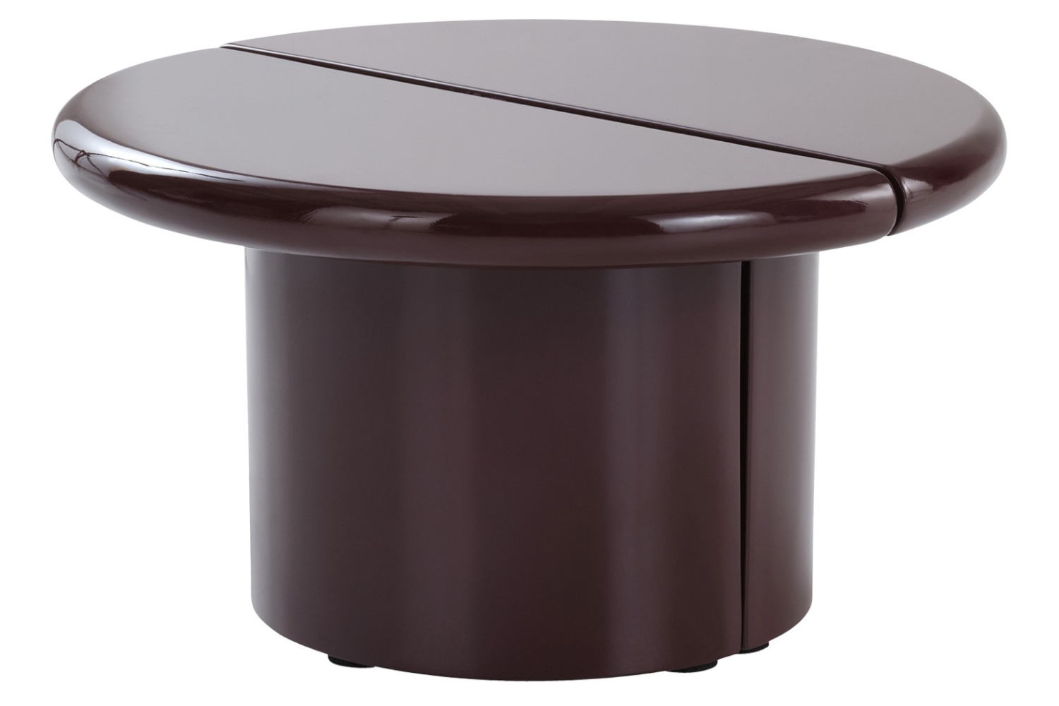 Jotex Červenohnědý konferenční stolek FIRA 50 cm Jotex