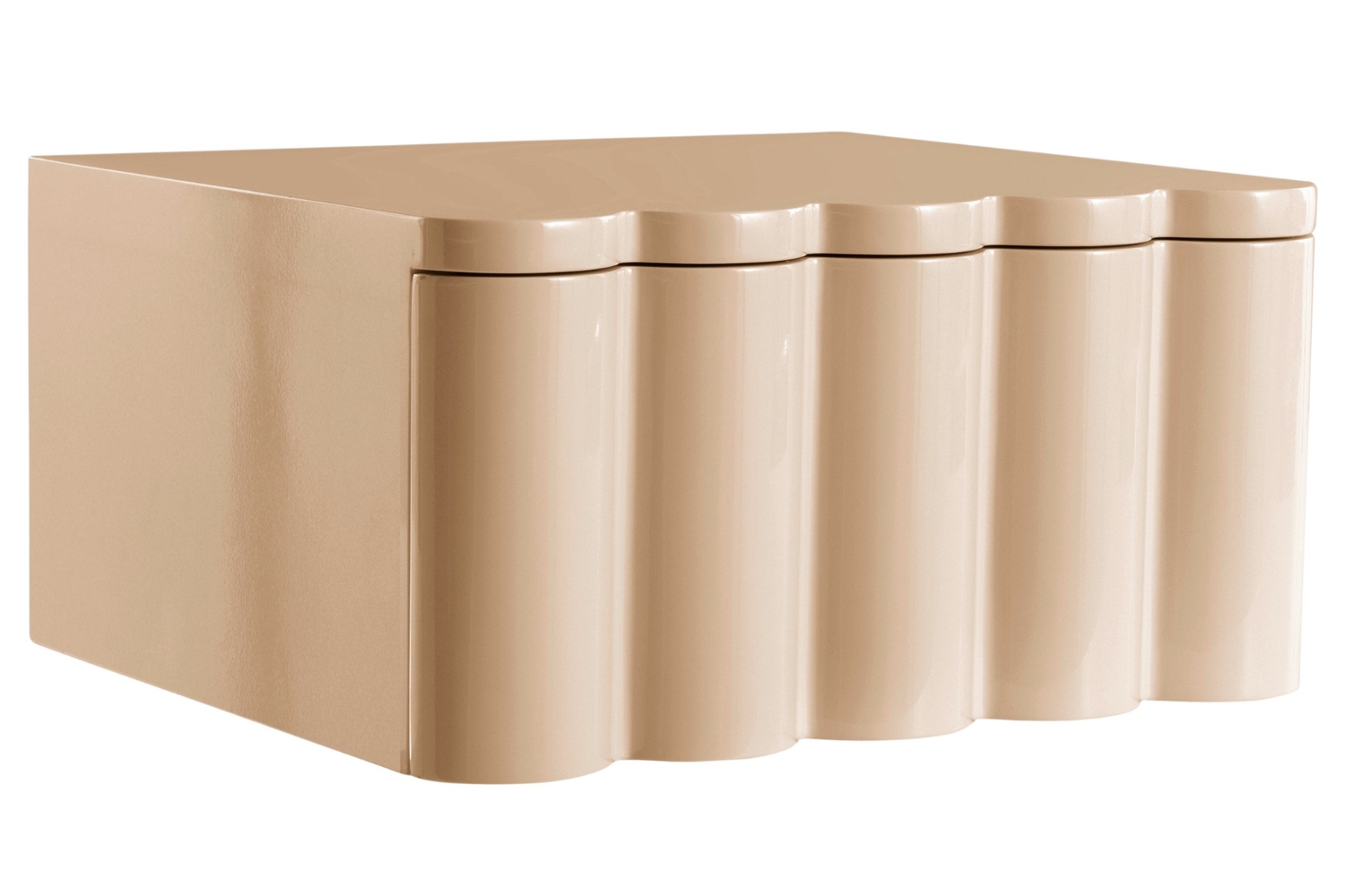 Jotex Béžový závěsný noční stolek VALLMO 40 x 35 cm Jotex