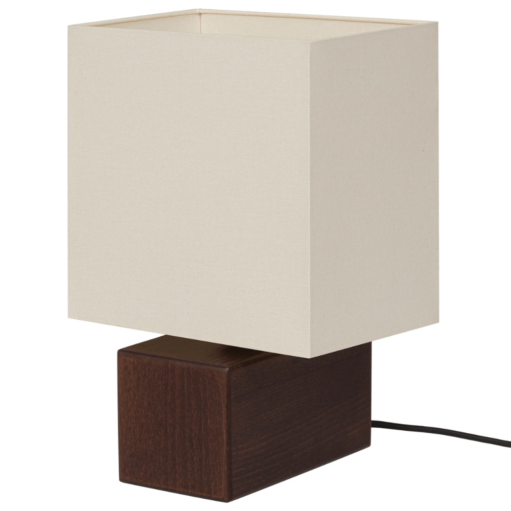 noo.ma Hnědá dřevěná stolní lampa Zam noo.ma