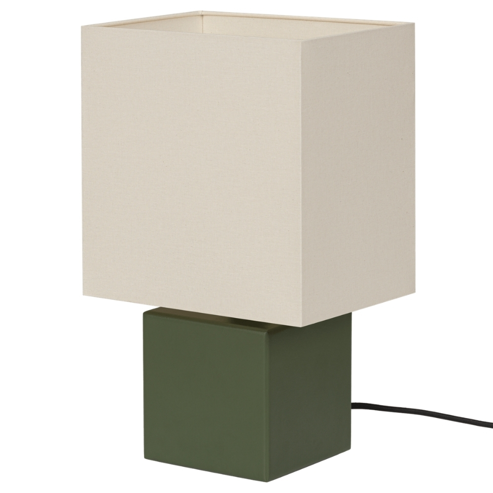 noo.ma Zelená dřevěná stolní lampa Zam noo.ma