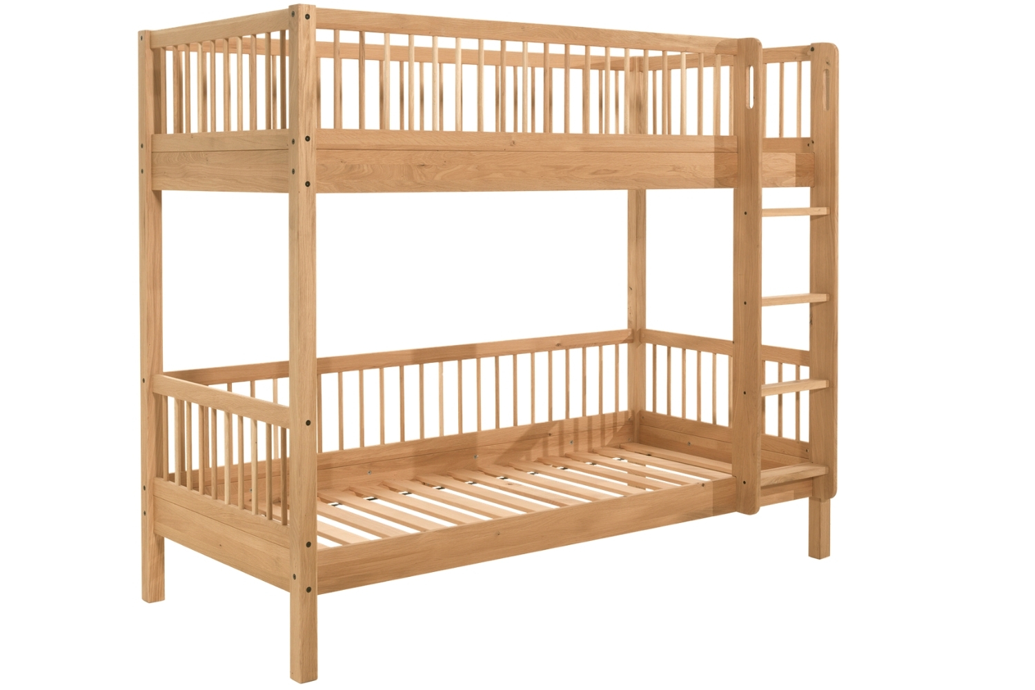 Vipack Dubová dvoupatrová postel Forrest 90 x 200 cm Vipack