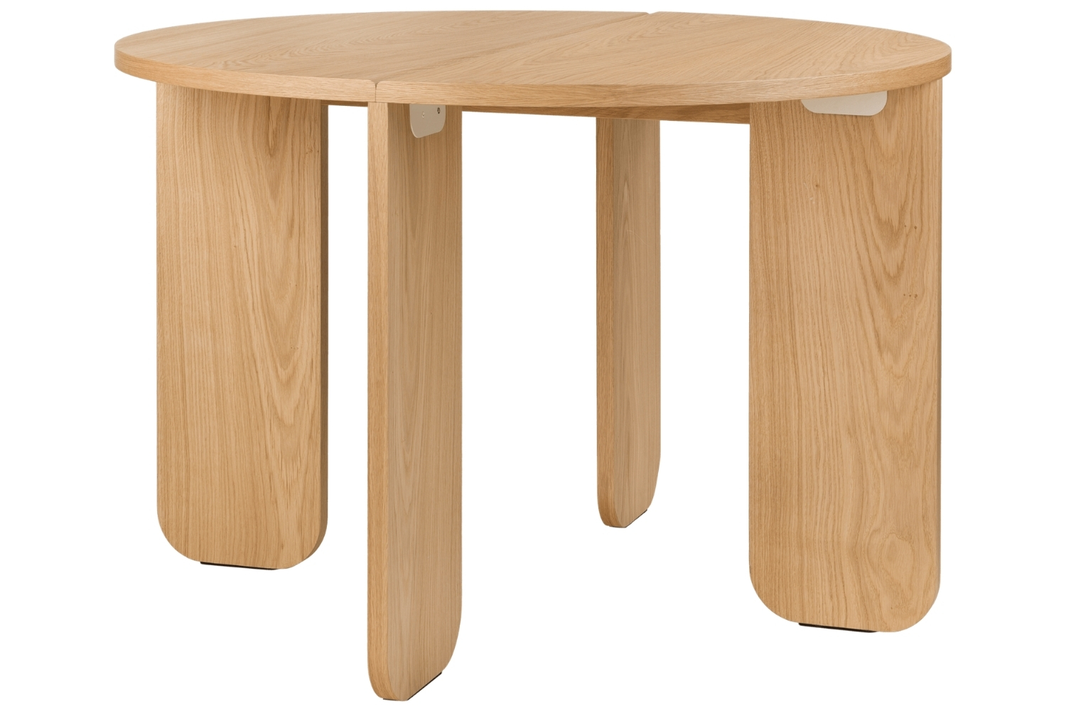 noo.ma Dubový jídelní stůl Dany ⌀ 110 cm noo.ma