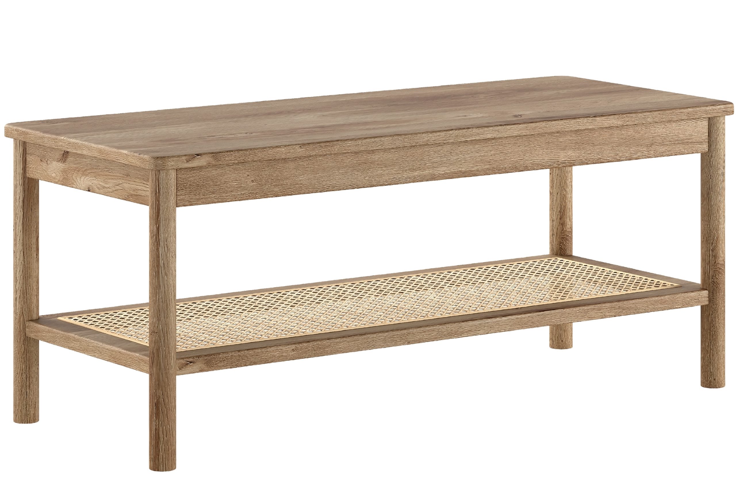 Vipack Dubovo-ratanová lavice Olive 110 x 46 cm Vipack