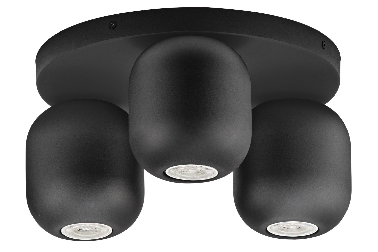 Nova Luce Černé kovové stropní světlo Marlin 36 cm Nova Luce