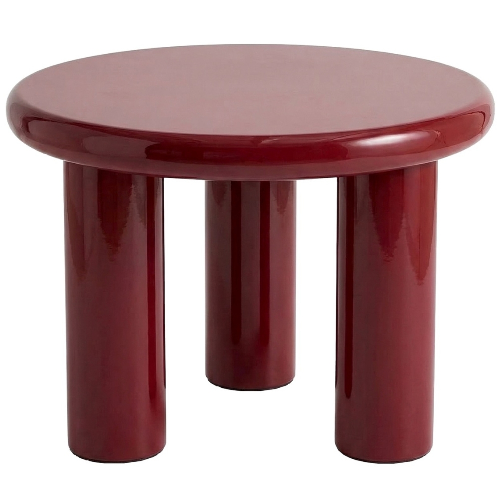 Jotex Tmavě červený konferenční stolek TED 60 cm Jotex