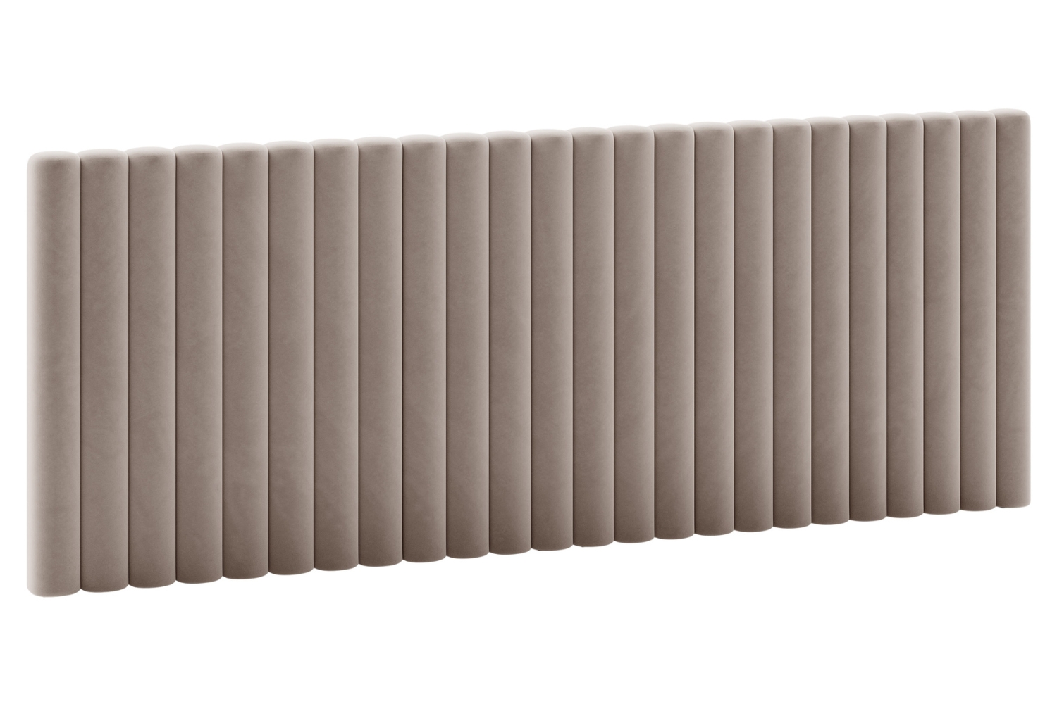 Micadoni Hnědé sametové čelo k posteli Mistero 240 cm Micadoni