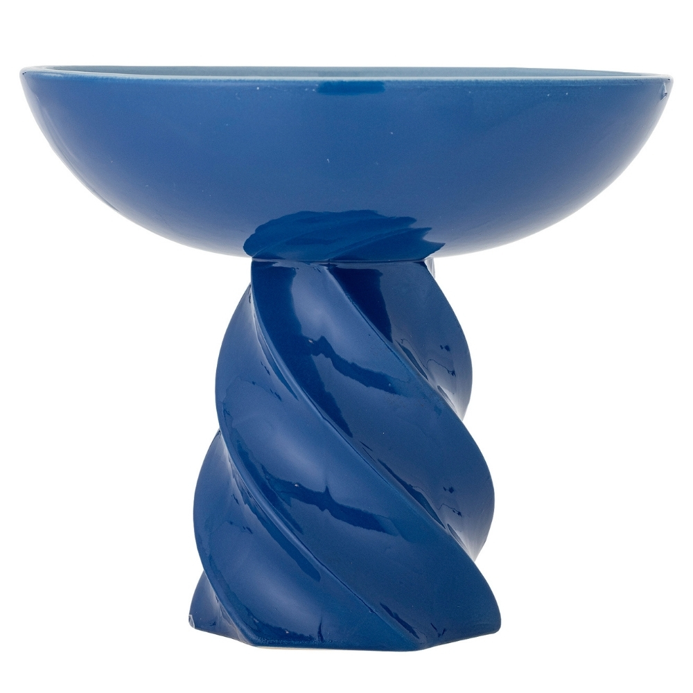 Bloomingville Modrá keramická miska Riley ø 25 cm Bloomingville