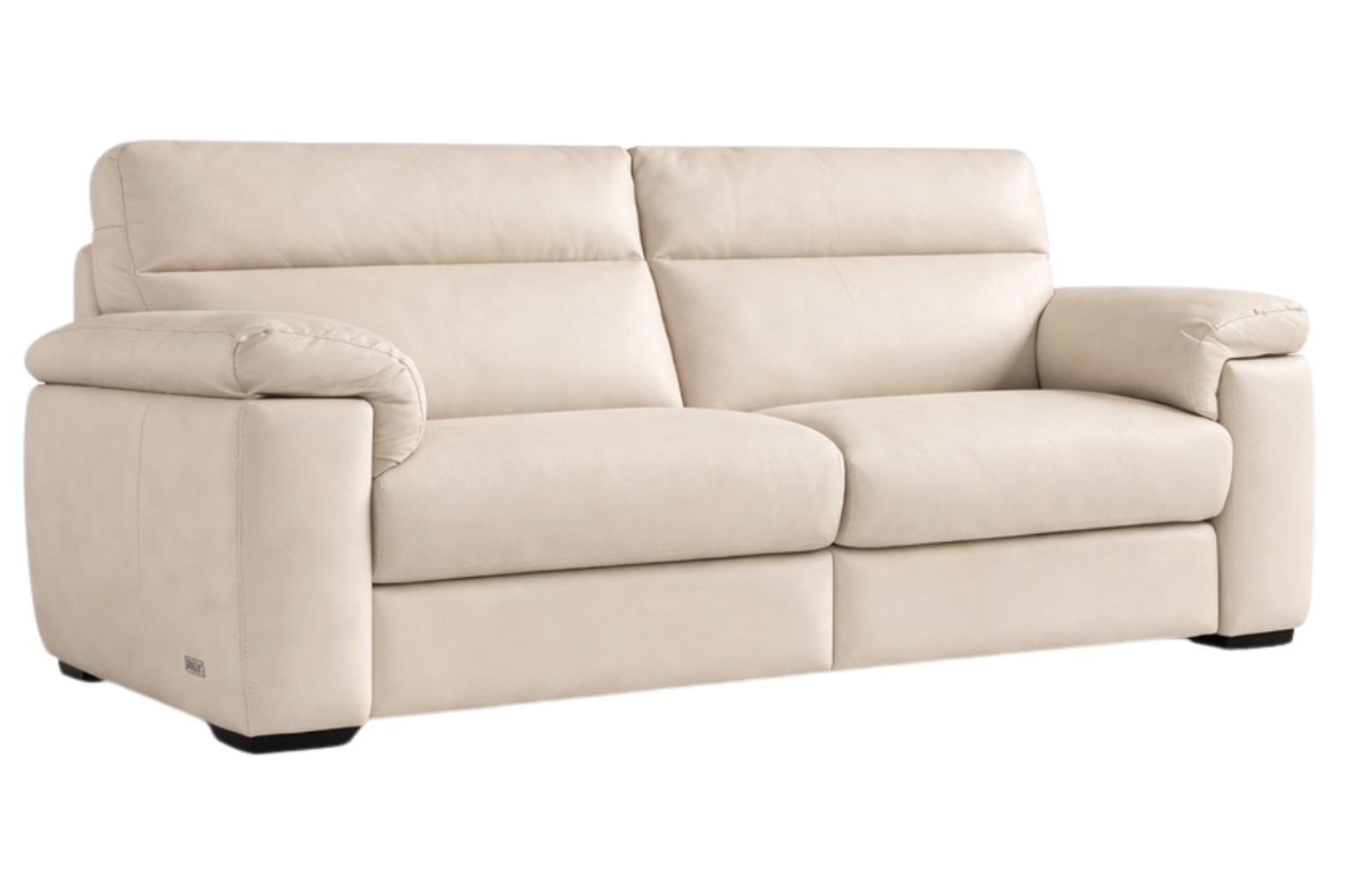 Doimo Salotti Béžová kožená trojmístná pohovka William 218 cm Doimo Salotti