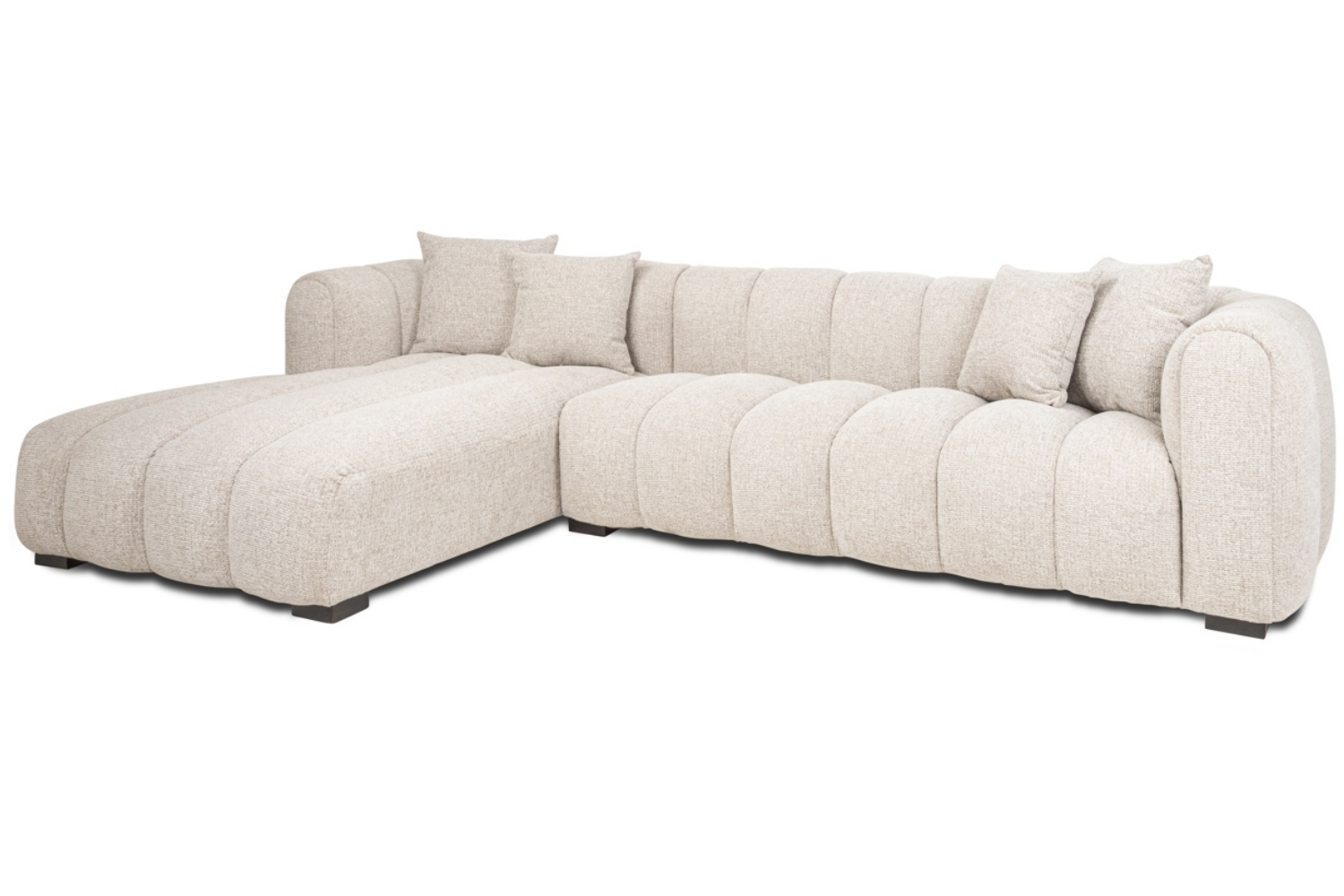 Richmond Béžová rohová pohovka Novaro 305 cm levá Richmond